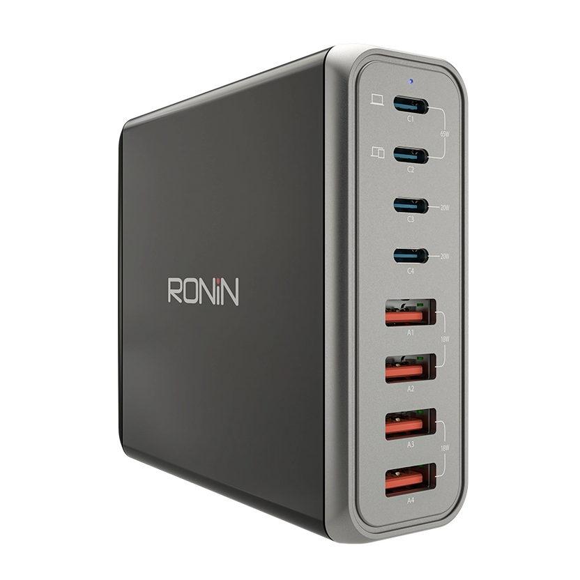Home
Charger
Multiverse | R-6040
Multiverse Charger

140W | 8-in-1 Desk Charger | GaN | PD & QC