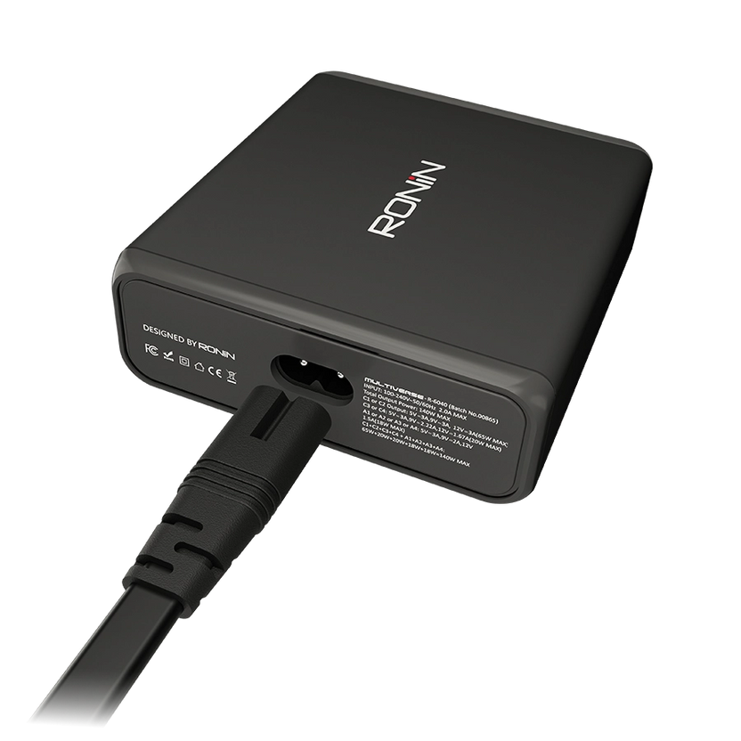 Home
Charger
Multiverse | R-6040
Multiverse Charger

140W | 8-in-1 Desk Charger | GaN | PD & QC