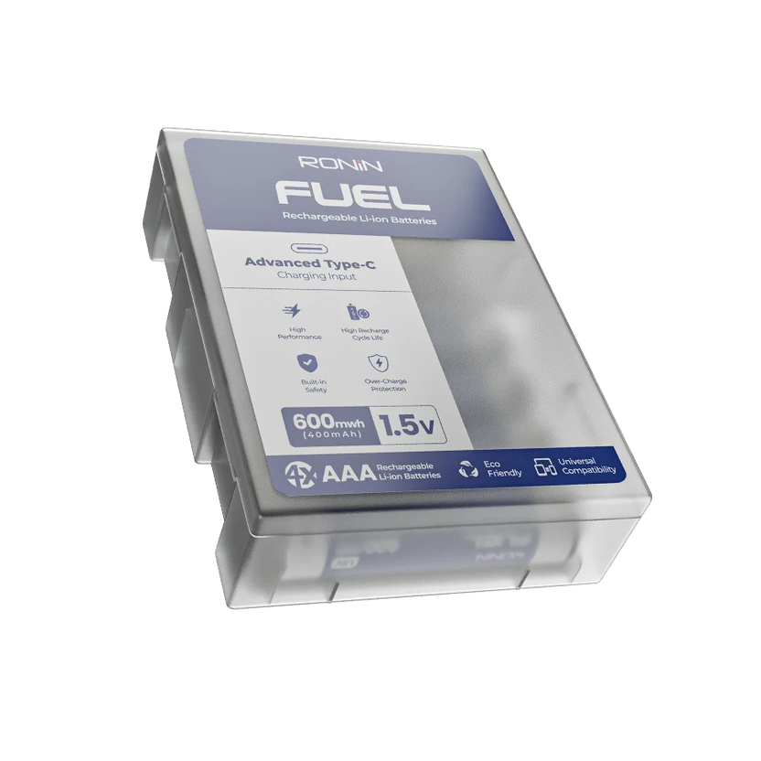 Home
Rechargeable Cells
Fuel | R-8510
Fuel Cell - Pack of 4

Rechargeable AAA Power Cell |Type C charging | 1000+ lifecycles